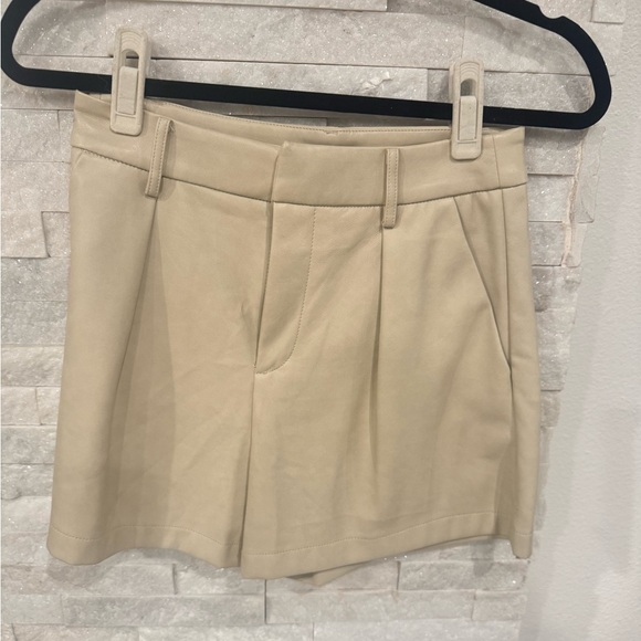 7 for all mankind short set size XS faux leather - Picture 4 of 8